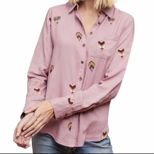 Anthropologie Size 10 Pink Hot Air Balloon Top